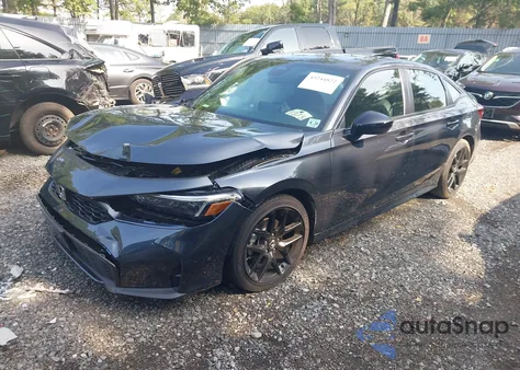 2025 Honda Civic Hybrid Sport/Sport Touring из США, поврежденный, VIN 2HGFE4F86SH330161